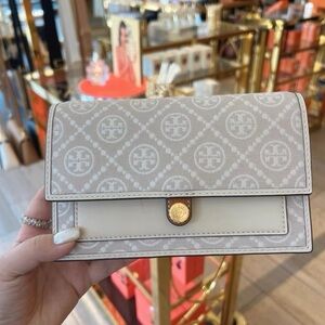 NEW tory burch monogram woc crossbody bag